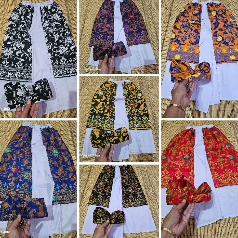 KODE R34H Set Kamen Jadi Dan Udeng Bali Anak ukuran M dan L  Kamen Jadi Anak LakiLaki  Set Adat Bali