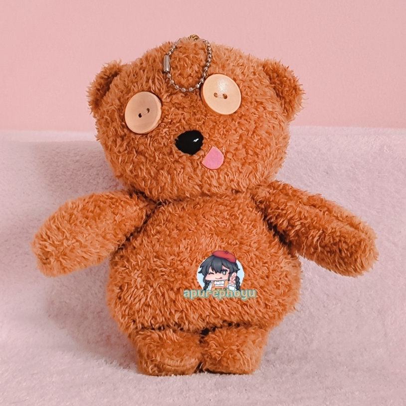 Gantungan Boneka Dompet Despicable Me Minions Bob's Favorite Teddy TIM Bag Coin Ball Chain Plush