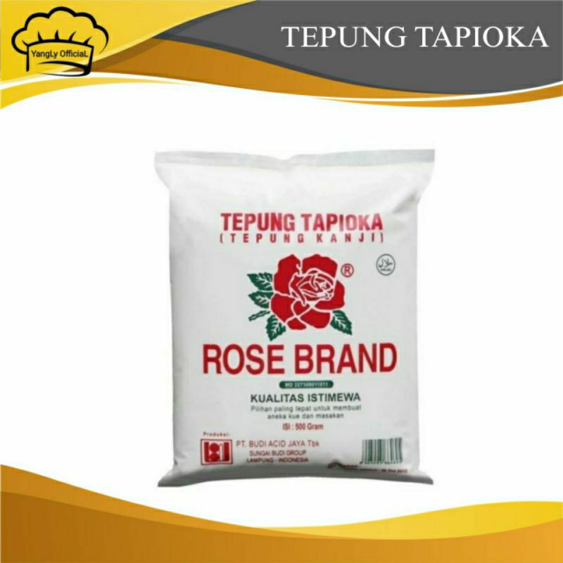 

Tepung Tapioka ROSE BRAND 500gr/Tepung Kanji/Tepung Aci
