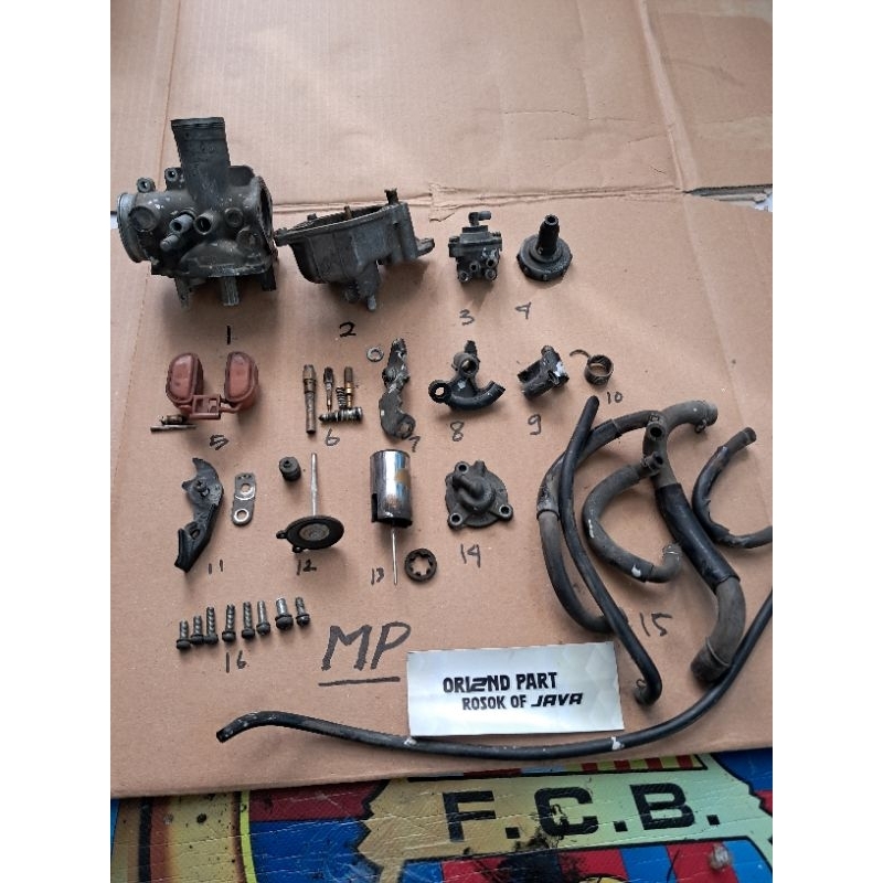 ECERAN KARBURATOR MEGAPRO PRIMUS MP HIU ORI