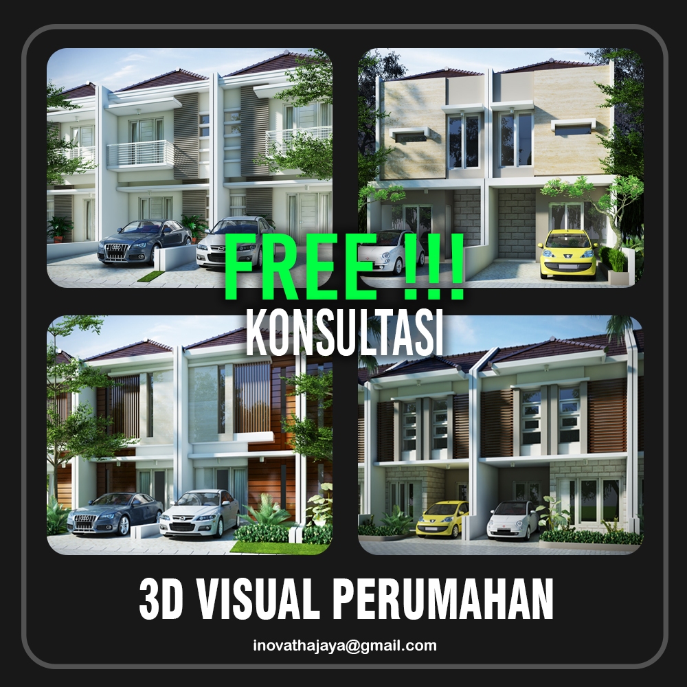 Jasa 3D Rendering, 3D Visual untuk Brosur Perumahan