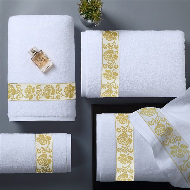 Handuk Mandi Dewasa Penthouse Cotton Handuk Putih Handuk Hotel