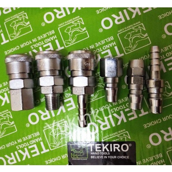 setara Tekiro Quick Coupler Two Touch Ukuran 20 Sh Sf Sm Sp Ph Pf Pm Pp Fitting Sambungan Selang Kom