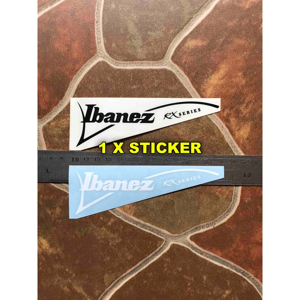 Gitar Ibanez Rx Series Sticker Tempel Headstock Elektrik String Custom Deluxe Vintage Modern Superst