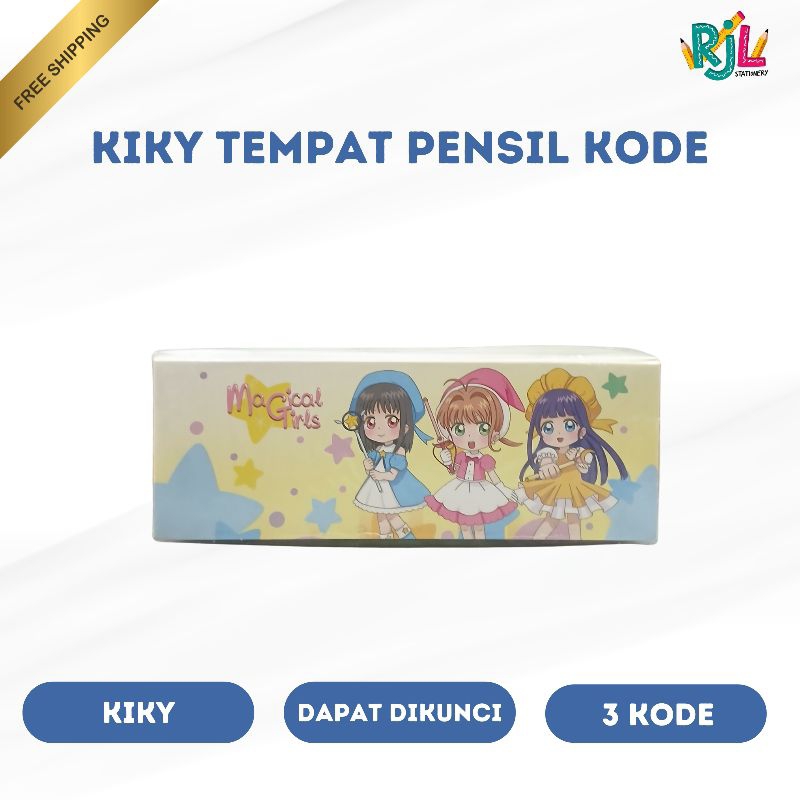 

Kiky Tempat Pensil Kode | Karakter Lucu | 6 Kode