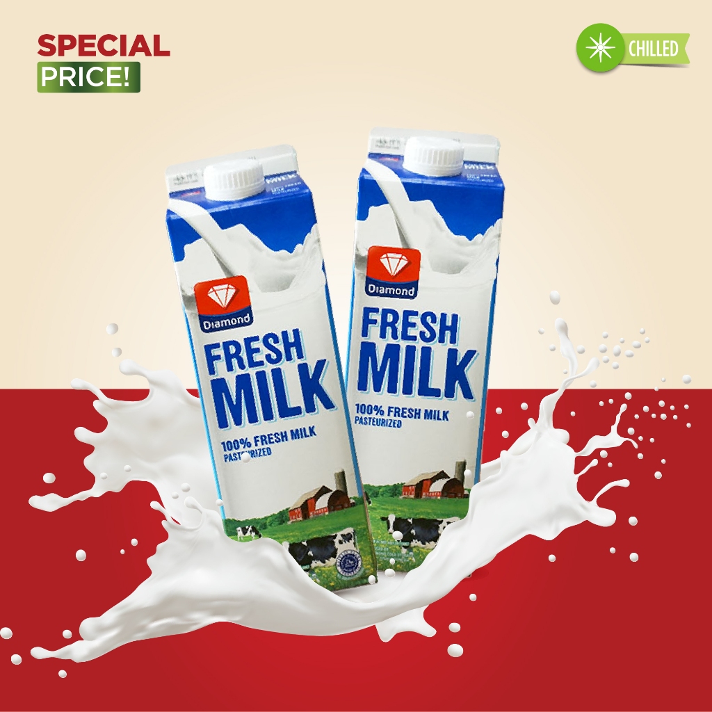 

PROMO 2 PCS DIAMOND FRESH MILK PLAIN 946 ML