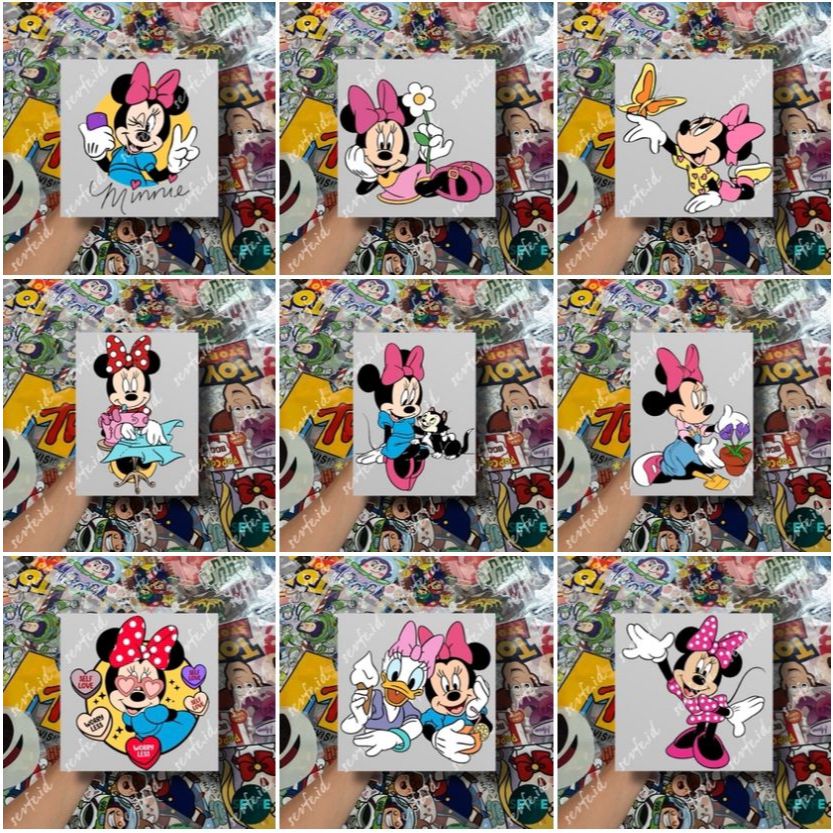 

Stiker Sablon Setrika Sablon MINNIE MOUSE