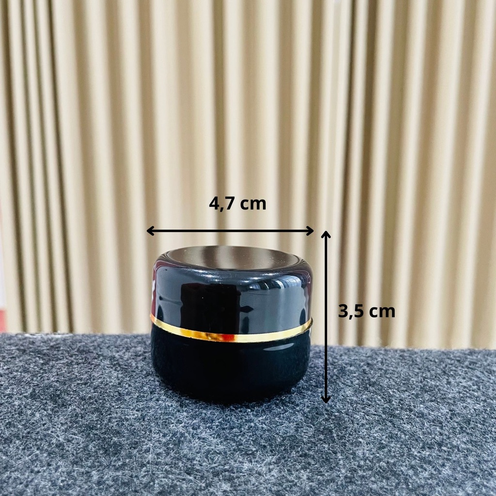 Pot Cream Hitam List Gold/Pot Cream 12GR