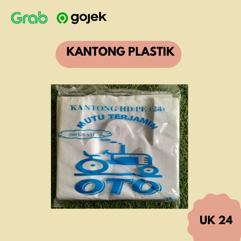 Kantong Plastik HDPE Putih Susu - Kresek Putih TEbal Oto UK 24