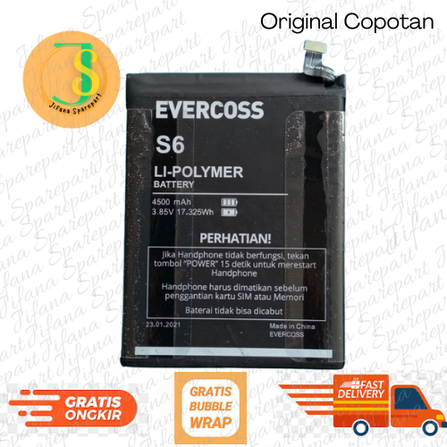 Evercoss S6 Tera Baterai Original Copotan