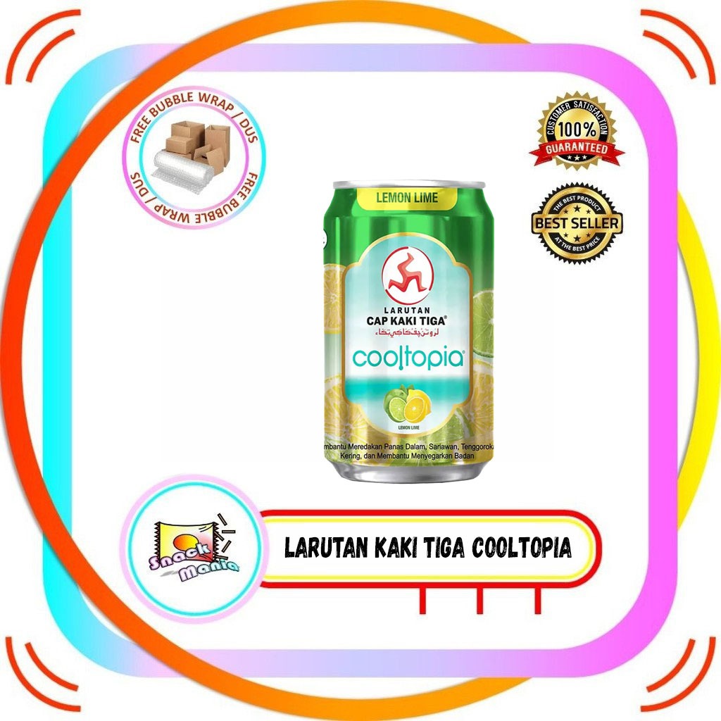 

Larutan Cap Kaki Tiga Cooltopia Lemon Lime 320 ml Kaleng