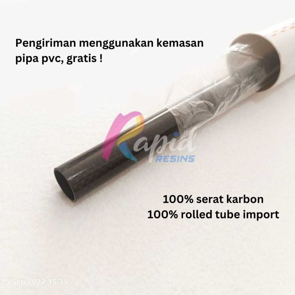 Pipa Carbon Tube Tabung Karbon Cover Srombong Laras Airsoft