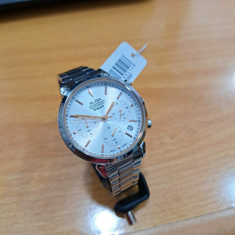 jam tangan ALBA wanita chronograph
