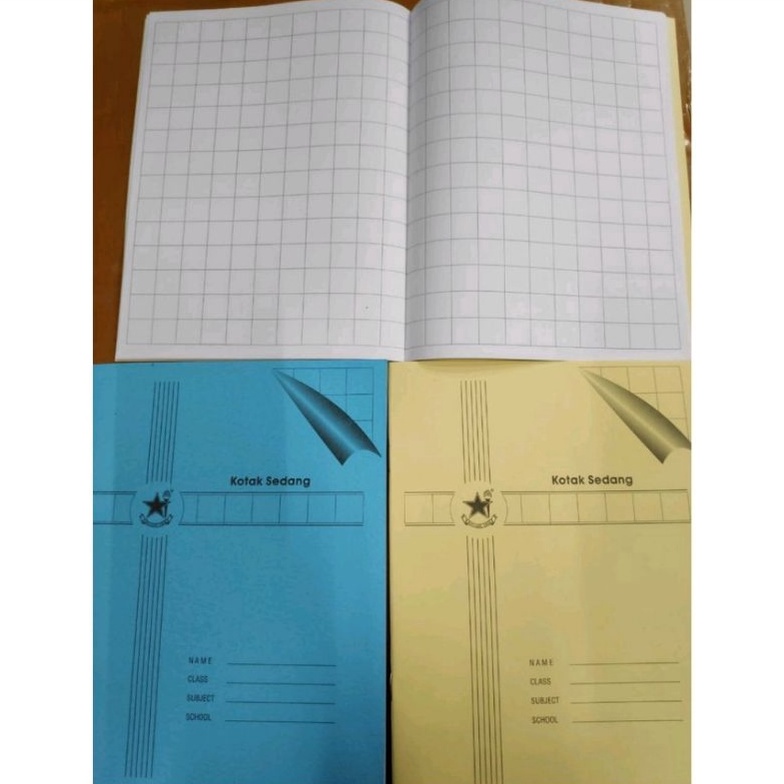 

KODE 96ESU Buku tulis kotak sedang 38 lembar 1pak1buku