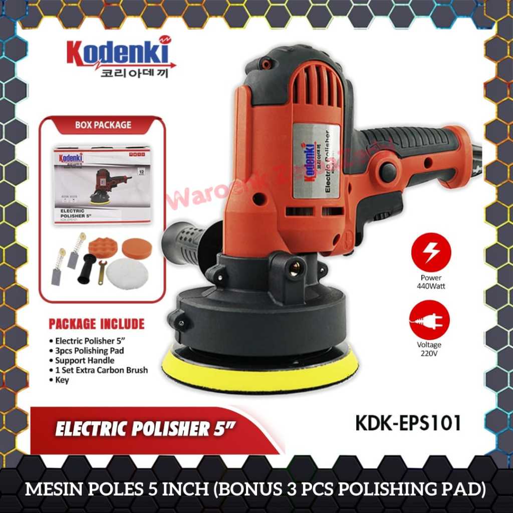 ALAT MESIN GOSOK BUSA POLES PEMOLES CAR ELECTRIC WAX POLISHER POLISHING FINISHING SANDER COATING ROT