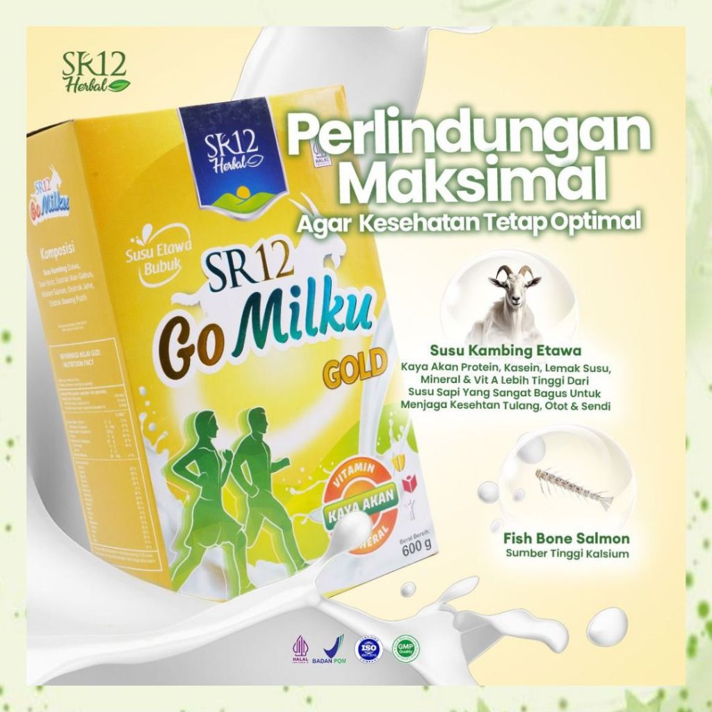 

Gomilku Gold SR12 Susu Kambing Etawa Original Asli Untuk Ostoporosis Nyeri Sendi Tulang Pegel Linu