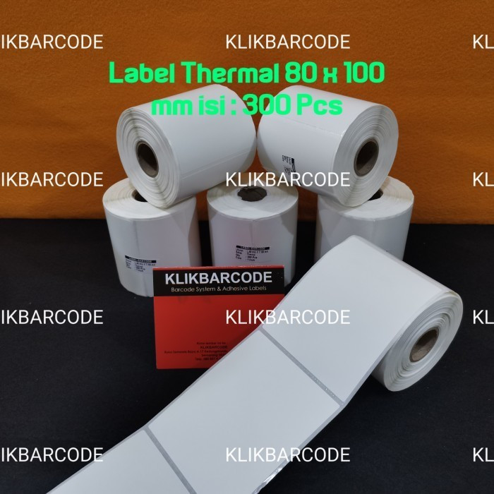 

Label Barcode Thermal 80 X 100 / 80x100 MM Cetak Resi Alamat Bahan Premium