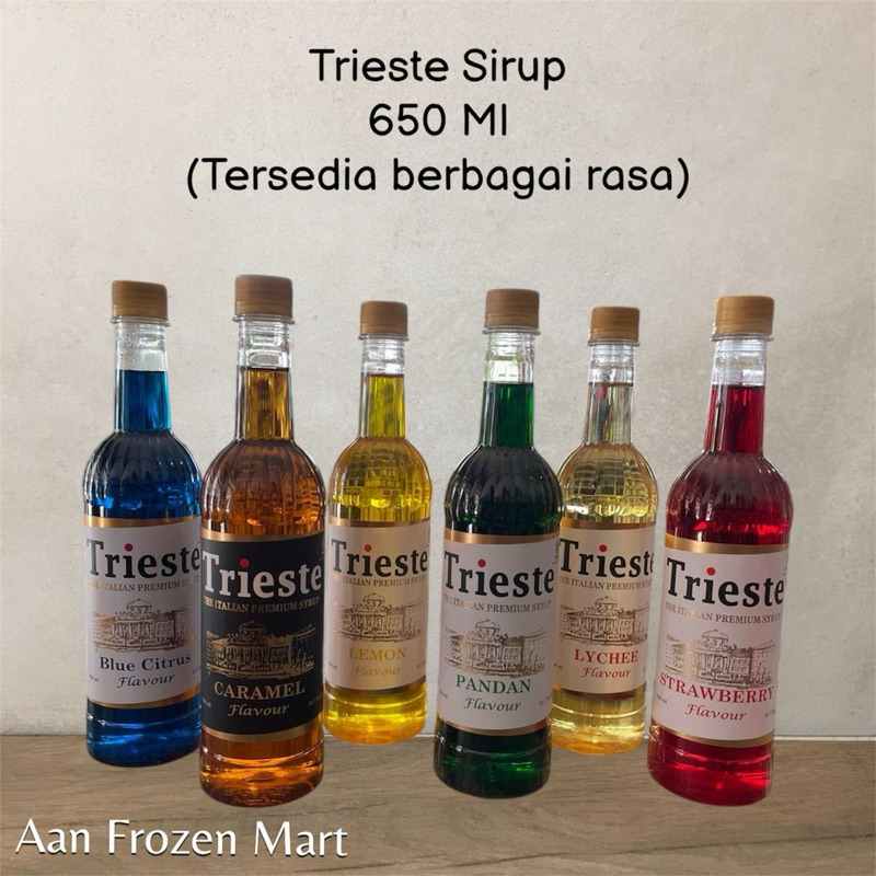 

TRIESTE SIRUP 650ml