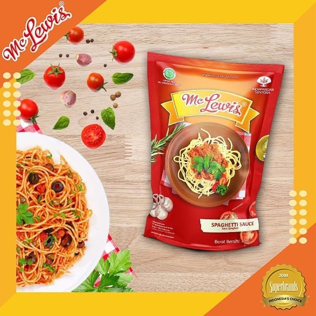 

Mc Lewis Spaghetti Bolognese Sauce - 1Kg / Saus Spaghetti