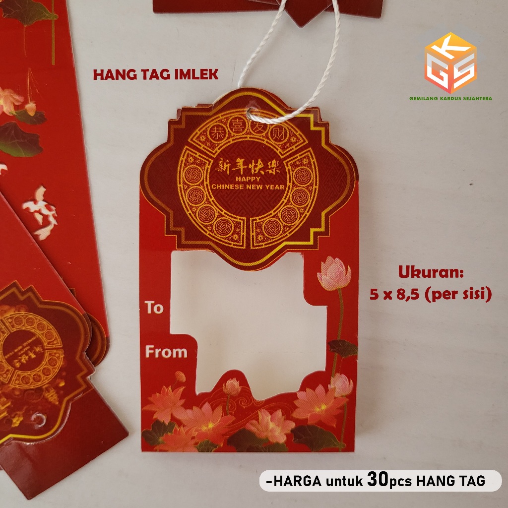 

30pcs HANG TAG IMLEK | HANGTAG IMLEK | LABEL IMLEK