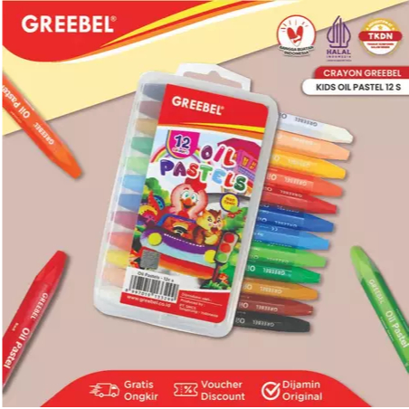 

GREEBEL 12C CRAYON/OIL PASTEL GREEBEL 12W (PCS)