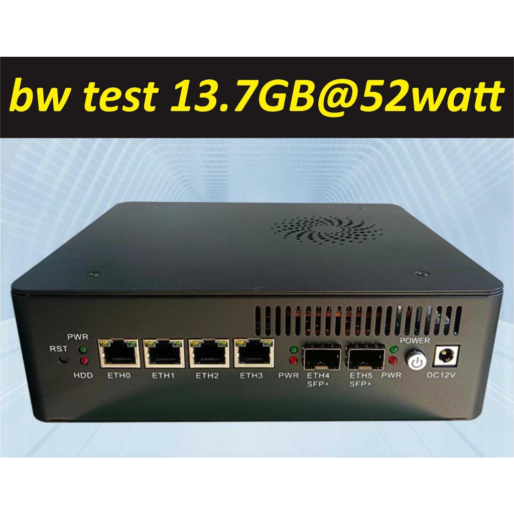 mikrotik x86 8 core 4.5 ghz Industrial Mini PC 4 ether 2.5g 2 sfp+ level 6 ROS industrial Fisusen 12