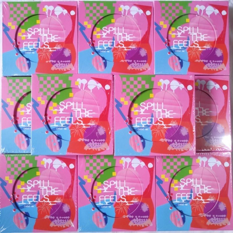 [READY STOCK] Album Spill The Feels Carver Sealed SEVENTEEN Fix Member carat version Happy Burstday 