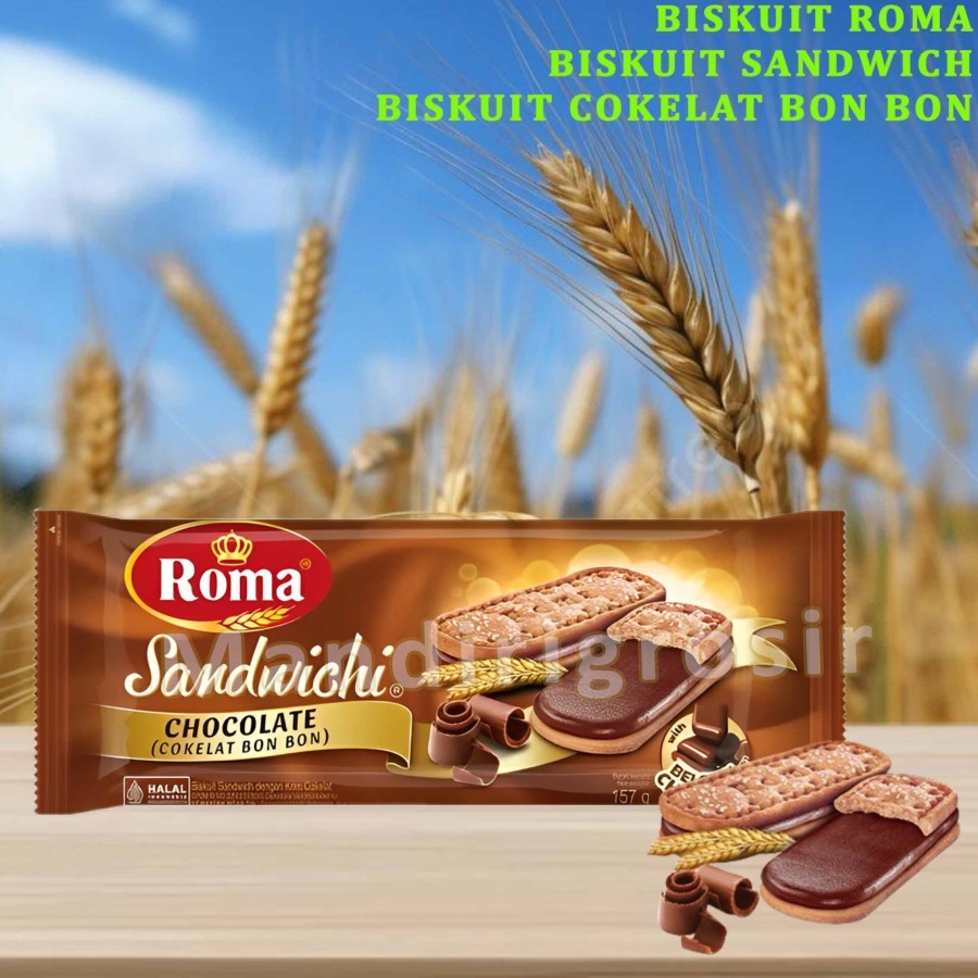 

Biskuit Sandwich Choco * Biskuit Roma * Biskuit Chocolate Bon Bon * 157gr