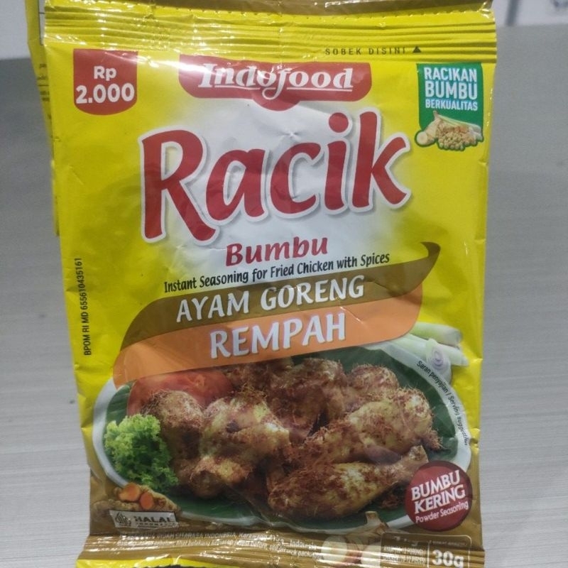 

Bumbu racik ayam goreng rempah/indofood/10sachetx30gr