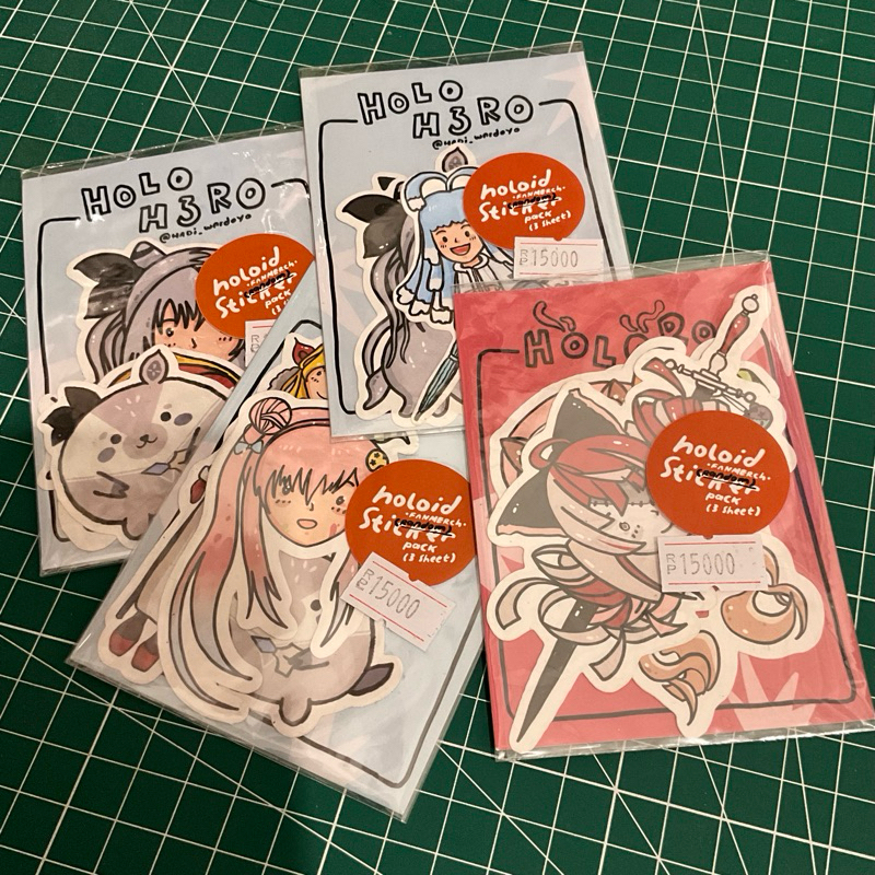 holoid fanart stiker - random (isi 3)