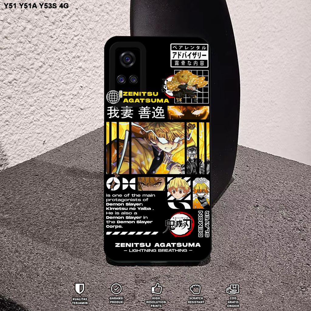 Case Vivo V2030 - Casing Hp Vivo V2030 Motif Kimetsu - Softcase Vivo V2030 - Softcase Hp Vivo V2030 