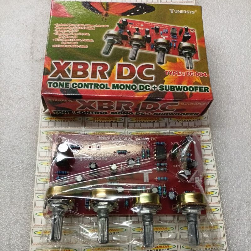 TONE CONTROL MONO DC + SUBWOFER XBR DC TC 004