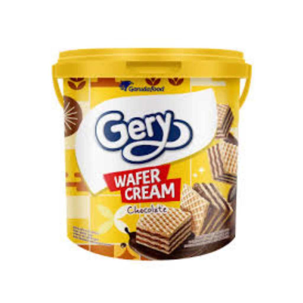 

Gery Wafer Cream 250gram Waffer Krim Rasa Coklat Gerry