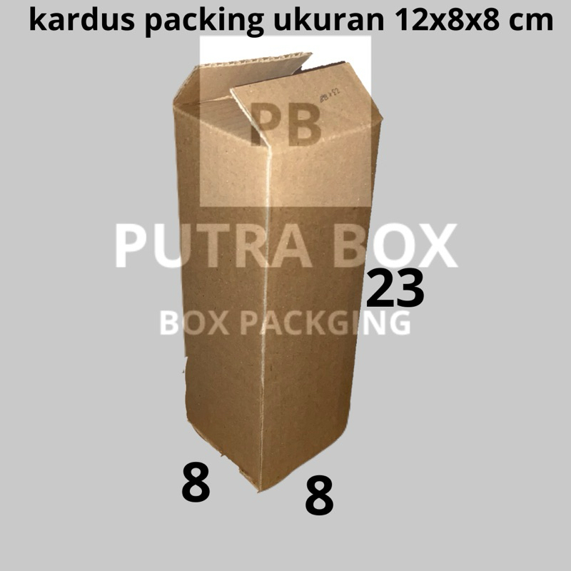 

Kardus packing ukuran 8x8x23
