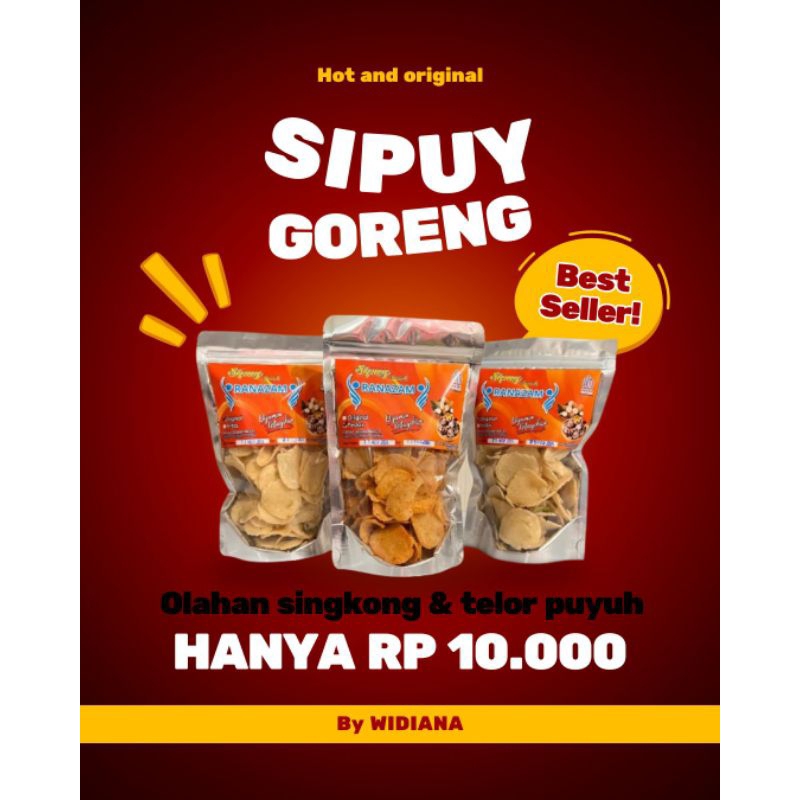 

Keripik Sipuy Goreng Olahan Singkong & Telor Puyuh- BY WIDIANA