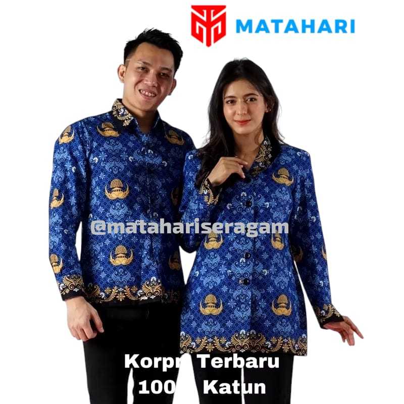 Matahari Seragam / Baju Korpri Furing Hero / Batik Korpri / Seragam Korpri