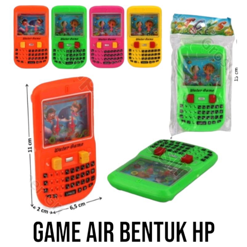 mainan Game air Jadul bentuk Robot Ultraman dan motif Hp mini lucu banget