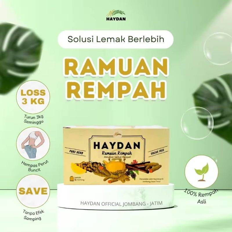 

Teh Detox | Teh Celup Rempah | Ramuan Rempah Haydan