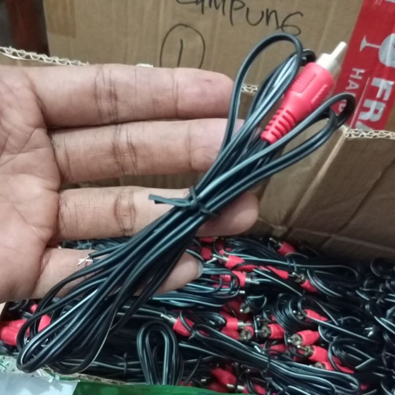 Kabel RCA Speaker Pasif Rca Buntung sambungan salon aktiv ke salon pasif