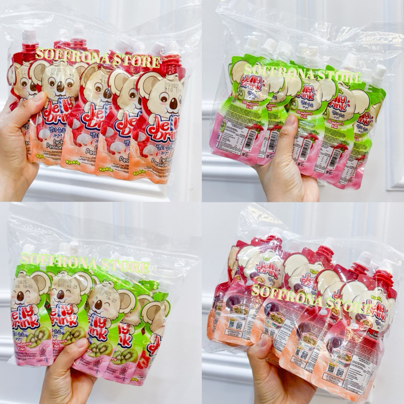 

Minuman Jelly Drink KioKio rasa strawberry kiwi & Lychee passion fruit pilih di variasi 70ml