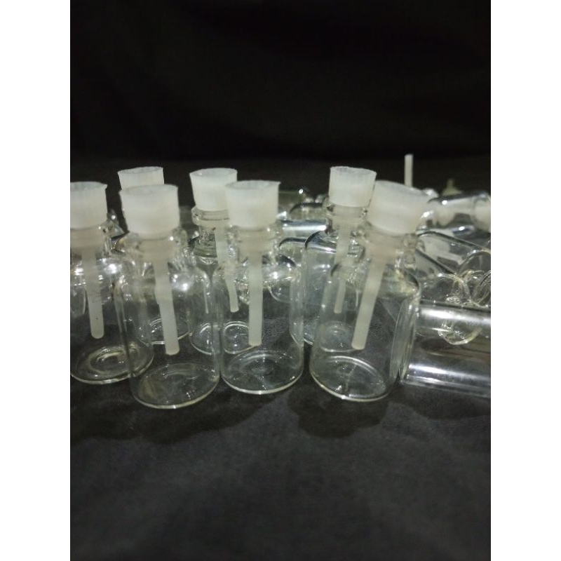BOTOL PARPUM TESTER 7 ml,BOTOL KACA KECIL,BOTOL OLES+tutup