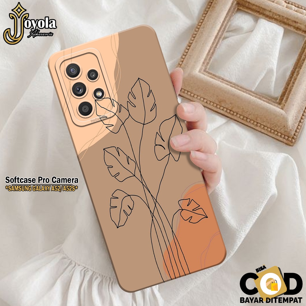 JOYOLA Case Samsung Galaxy A52/A52S Fashion Case Pattern Softcase Samsung Galaxy A52/A52S Pro Camera