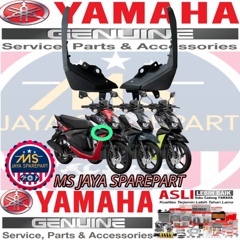 PANEL SAYAP DEPAN MOLE KANAN KIRI X-RIDE XRIDE 125 ORIGINAL YAMAHA YGP BY8-F8346-00 BY8-F8345-00