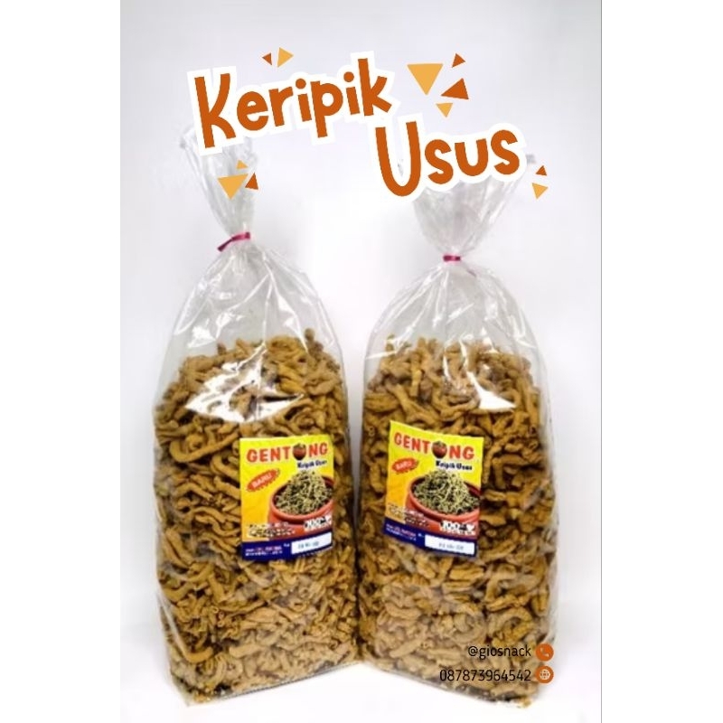 

Keripik usus gentong ori crispy