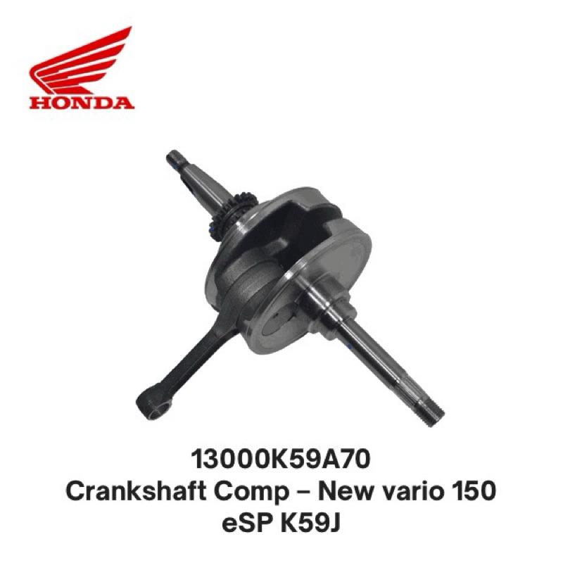 13000K59A70 Crankshaft Comp – New vario 150 eSP K59J