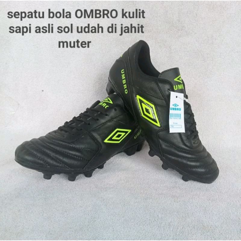Sepatu sepak bola dewasa/sepatu olahraga sepak bola UMBRO dewasa bahan kulit outsole sudah jahit kel