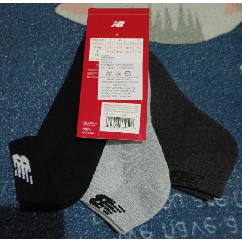 kaos kaki branded original counter nb new balance & astec skechers original import