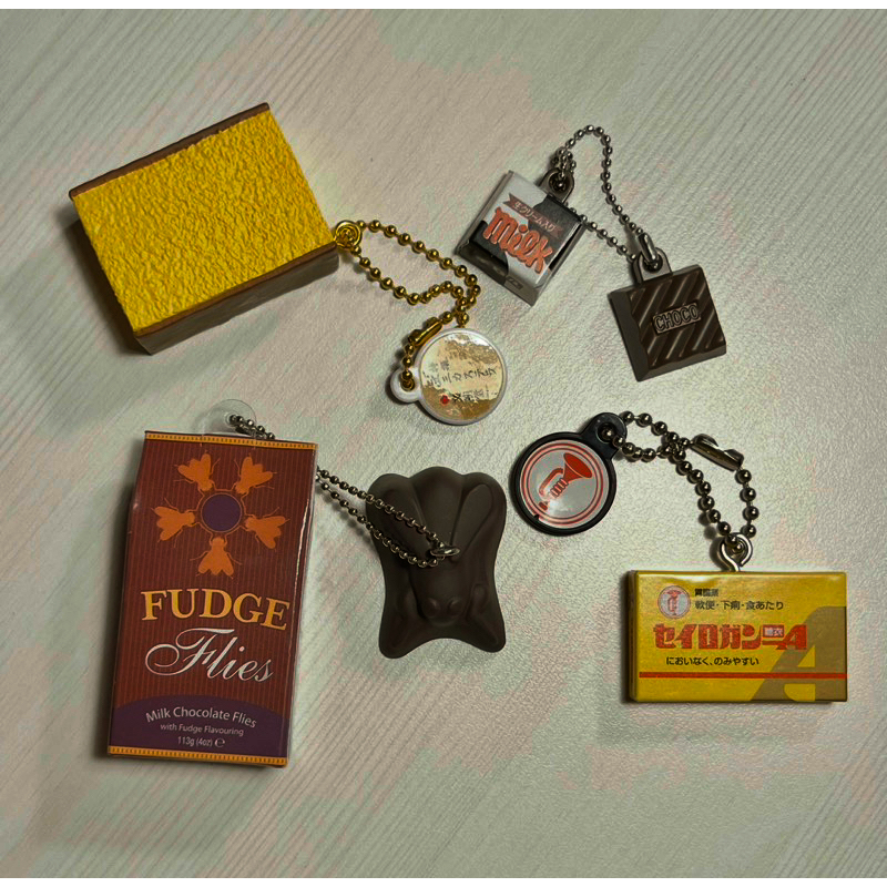 [Ready stock] Trinkets | Gantungan Kunci | Food Gotochi | Gacha | Harry potter | Gashapon |