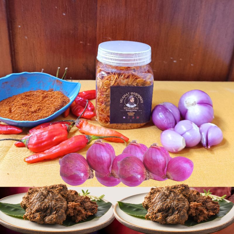 

Bawang Goreng Brebes Rendang Pedas 60gr