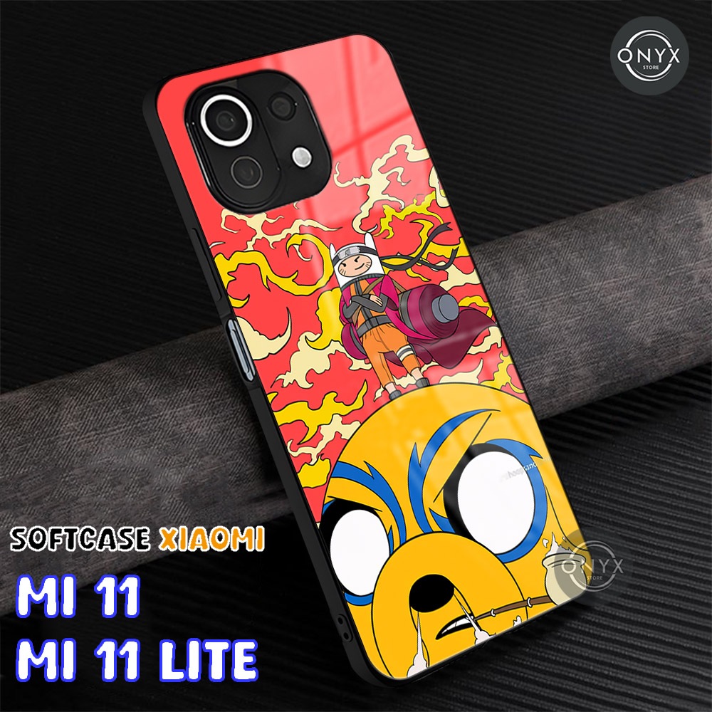 [AA05] SOFTCASE XIAOMI MI 11 | 11 LITE | Casing Kilau Glossy Mi 11 11 Lite | NARUTO | Kesing Keren L